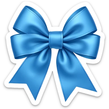 blue ribbon awareness sticker
