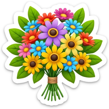Fleurs sticker
