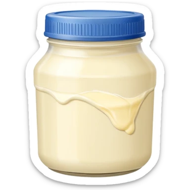 mayonaise  single use portion sticker