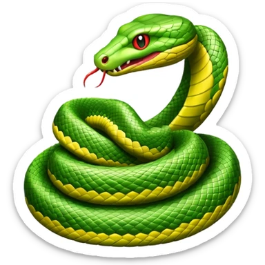 Snake sticker