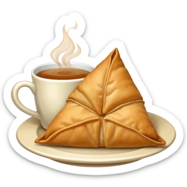 samosa + Chai (TEA) sticker