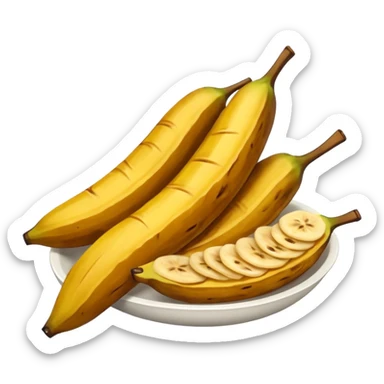 Fried plantain  sticker
