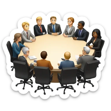 10 people at  ameeting sticker