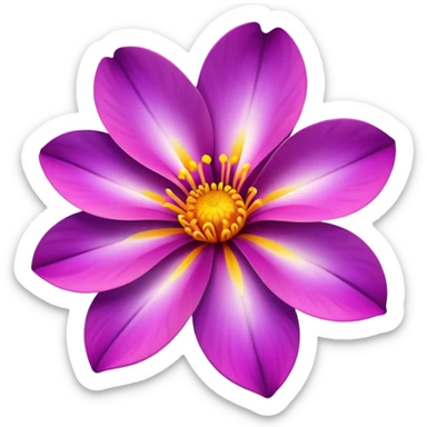 a beautiful flower sticker