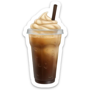 Iced coffee sticker