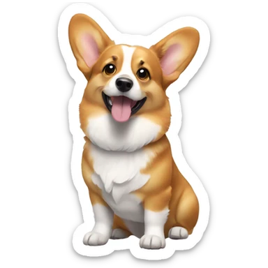 Corgi sticker