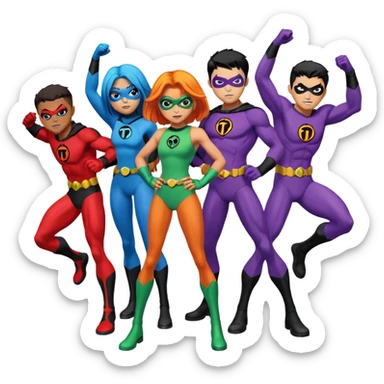 Teen Titans sticker