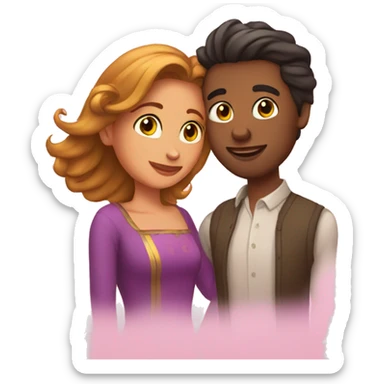 amoureux sticker