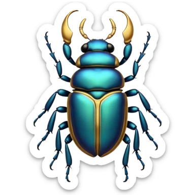 generate a scarab emoji sticker