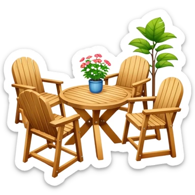 garden furniture sticker