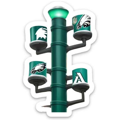 Grease the light poles Philadelphia eagles sticker