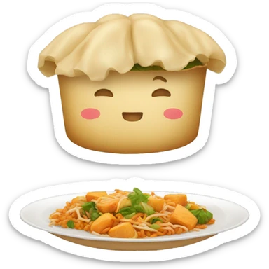 asian food sticker