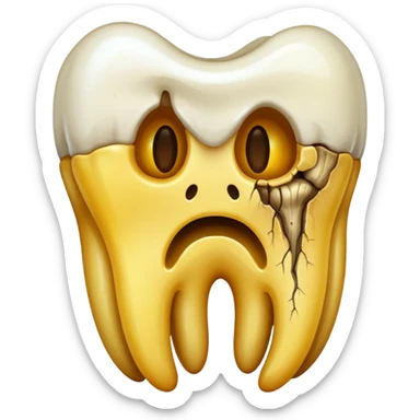 Infected tooth sticker