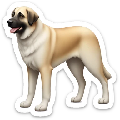 Walking Anatolian shepherd sticker