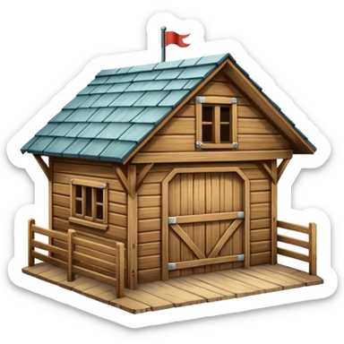 horse stable sticker