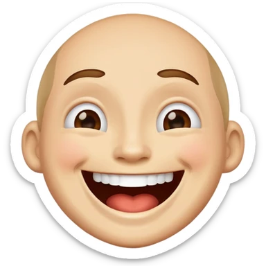 Laughing hysterically  sticker