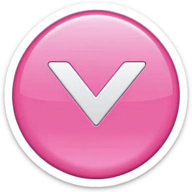 check mark pink sticker
