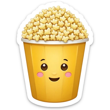 Popcorn sticker