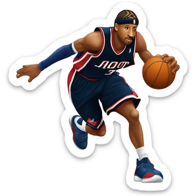 Allen iverson crossover sticker