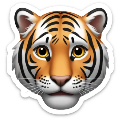 Petra the tiger emoji sticker