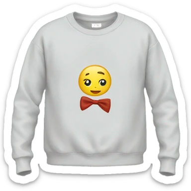 Bow sweatshirt sticker
