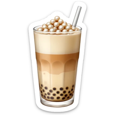 boba chi tea drink  sticker