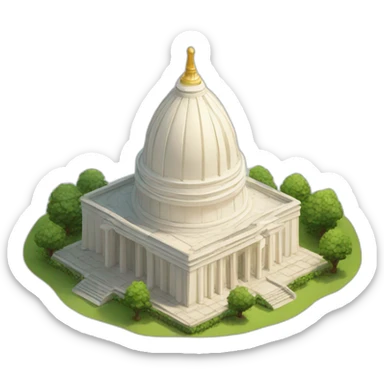 bahai temple sticker