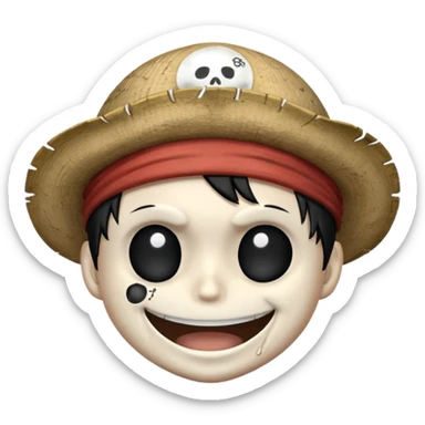 Jolly Roger of luffy sticker