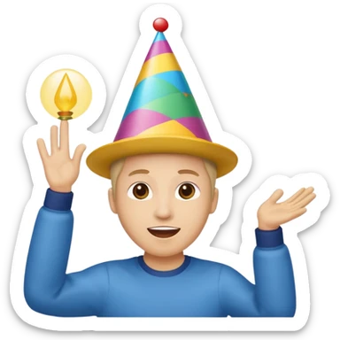 corso terminato vittoria solo cappello in aria sticker