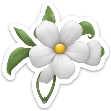 Flower sticker