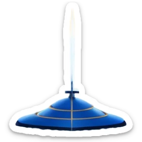 Please generate an image of a sunrise illuminating a lake with a huge water jet like that in the Geneva lake and some mountains in the background. sticker