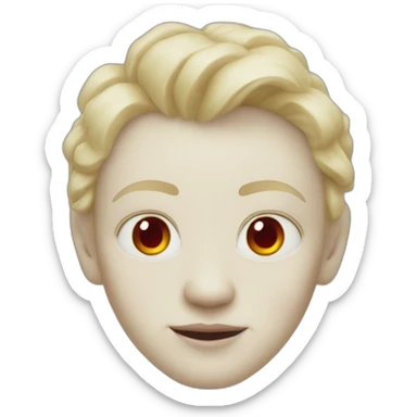 À albino Na’vi whit red eye from the movie avatar sticker
