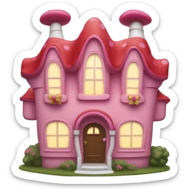 Minnie Mouse house sticker