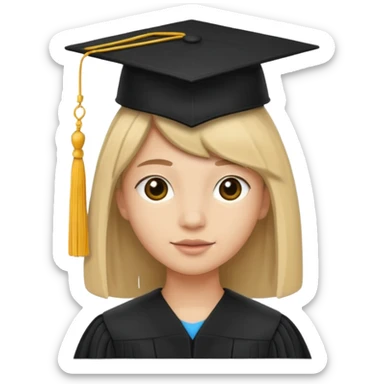 Graduation Cap sticker