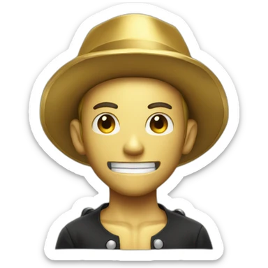 Gold roger one piece sticker