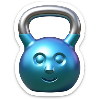 Kettlebell money sticker
