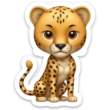 Cheetah sticker
