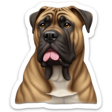 Presa canario brindle mastiff  sticker