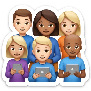 Your design should directly reflect the issue of cyberbullying or safe internet use. It should convey a positive message focused on empathy, support, or solutions. The design should be consistent with the overall spirit of the "Digital Guardians" project. sticker