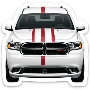 Dodge Durango with stripes sticker