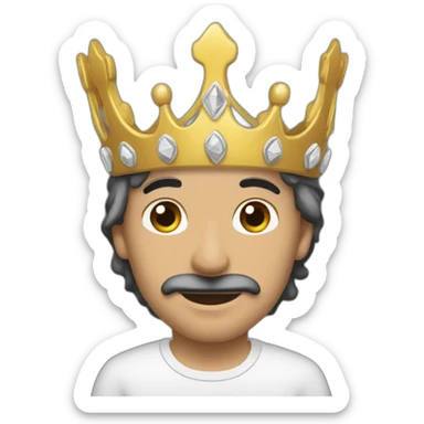 Zemmour qui a une couronne sticker