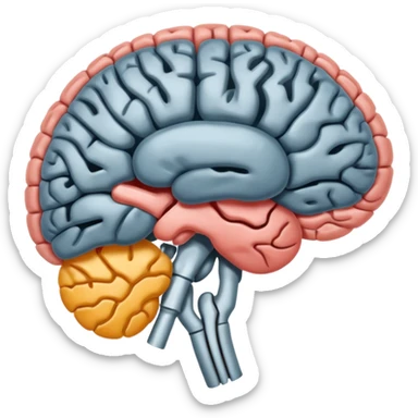Brain xray sticker