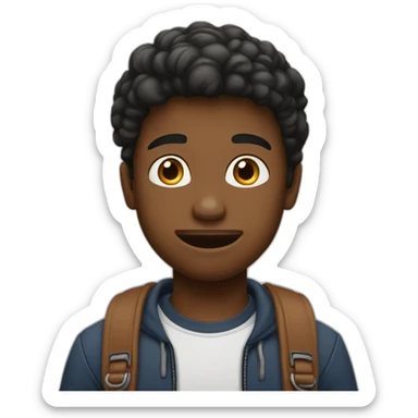 Garçon qui ferme sa bouche sticker