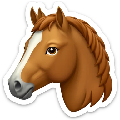 Crie a imagem de um cavalo sticker