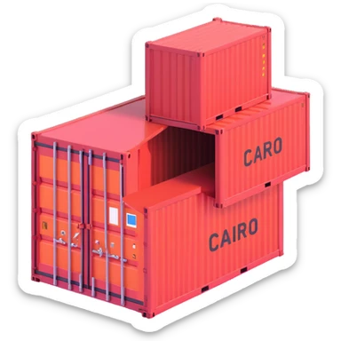 shipping container cargo sticker