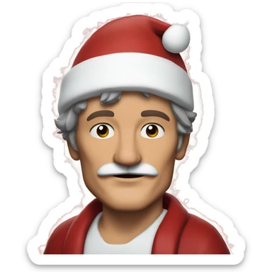 Pedro Pascal as Santa Claus  sticker