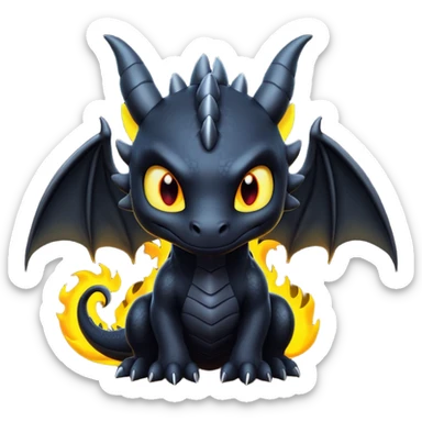 Night fury sticker