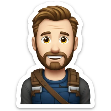 Chris Evans without bard sticker