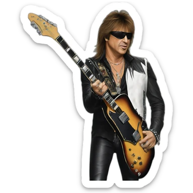 Richie sambora new jersey era sticker