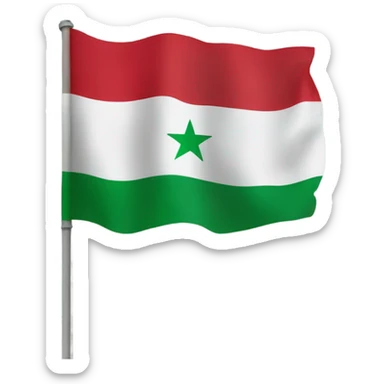 New Syria flag sticker